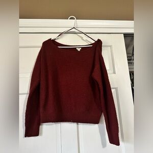 Off the shoulder sweater